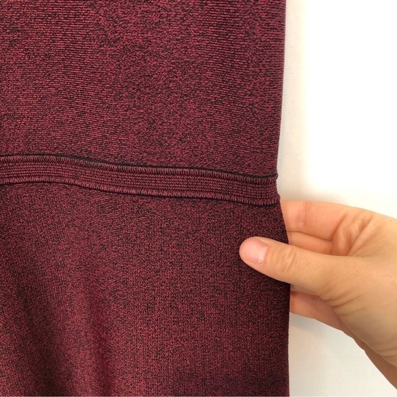 Theory Glossed Flare Sleeveless Mini Dress Small Red - Picture 4 of 7